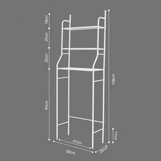 Estante Organizador de Baño (Blanco)