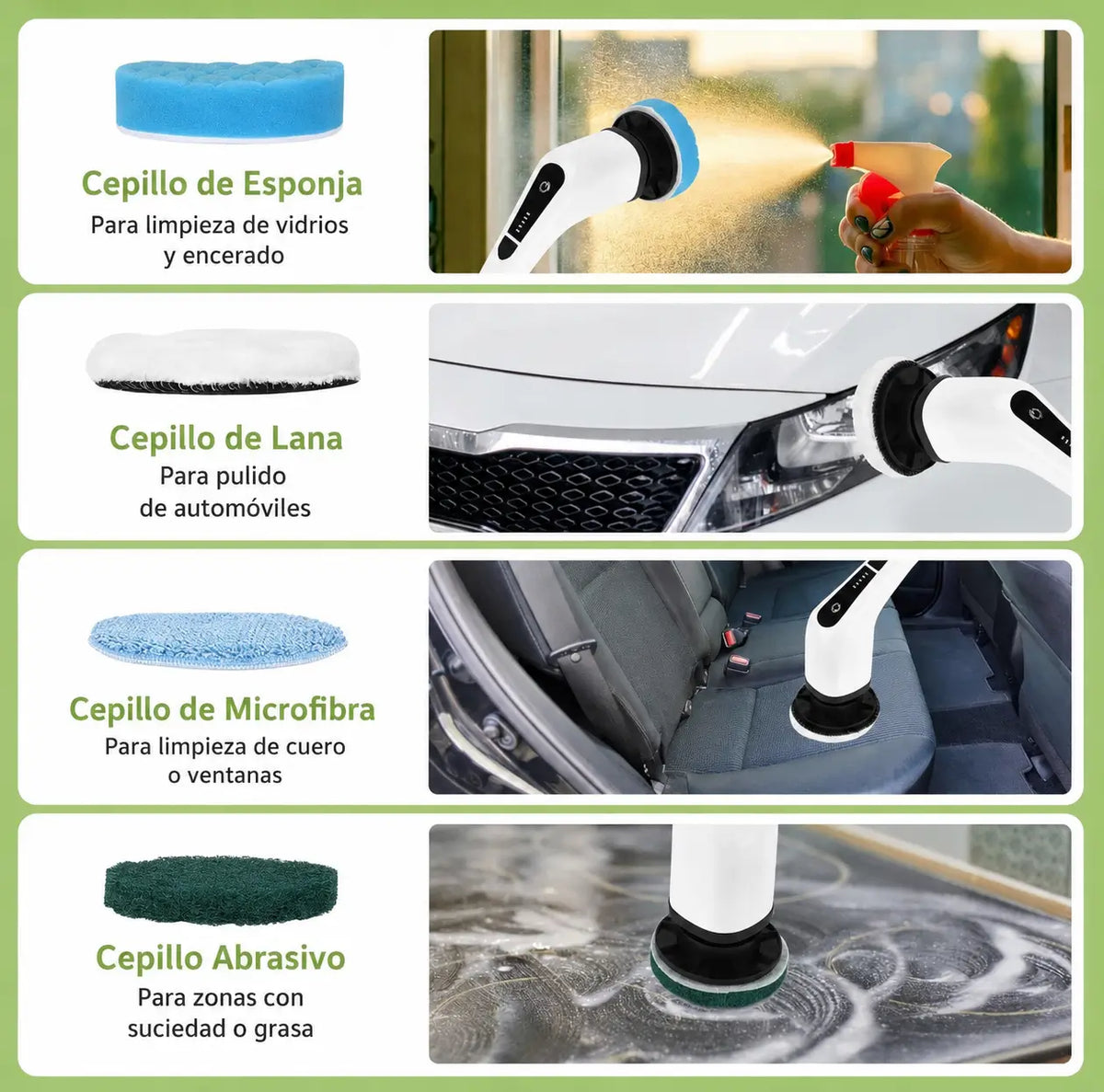 Cepillo de Limpieza Eléctrico