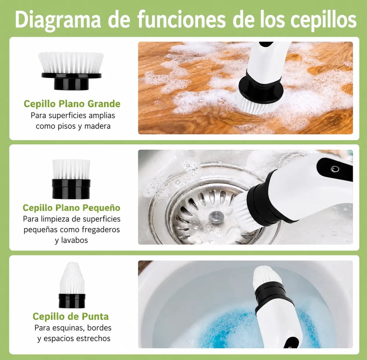 Cepillo de Limpieza Eléctrico