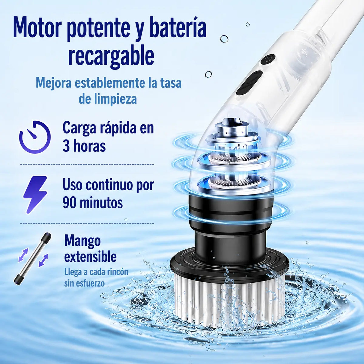 Cepillo de Limpieza Eléctrico