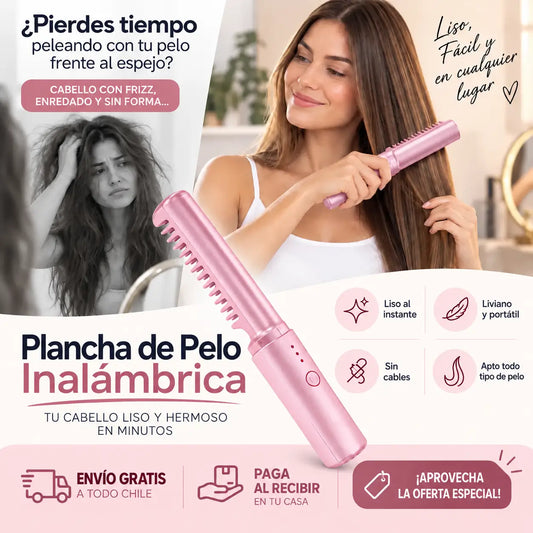 Plancha de Pelo Inalámbrica