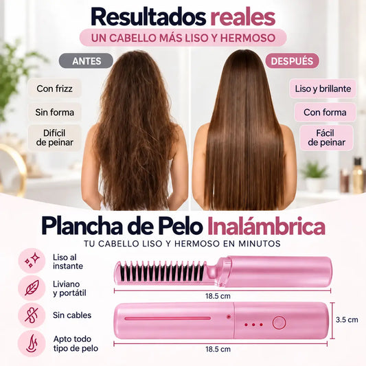 Plancha de Pelo Inalámbrica