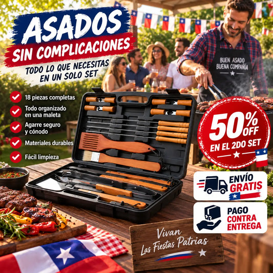Set Parrillero ¡Que no te falte nada para tu asado!